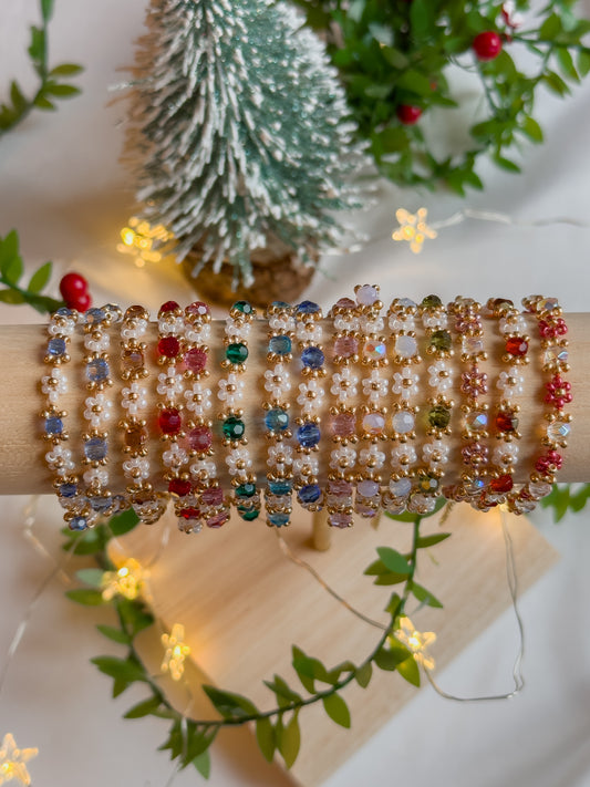 Crystal Daisy Bracelets