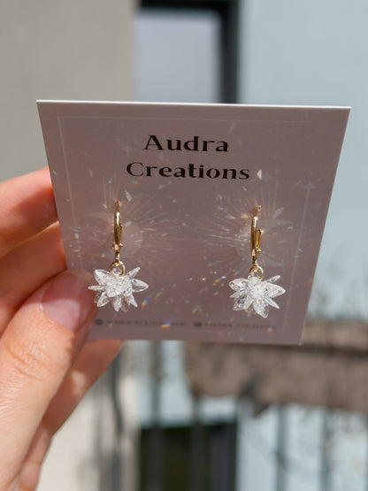 Sparkly Cluster Earrings