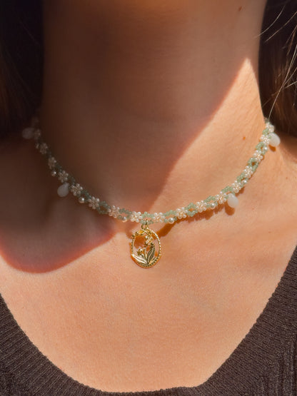 Lily of the Valley Charm Necklace