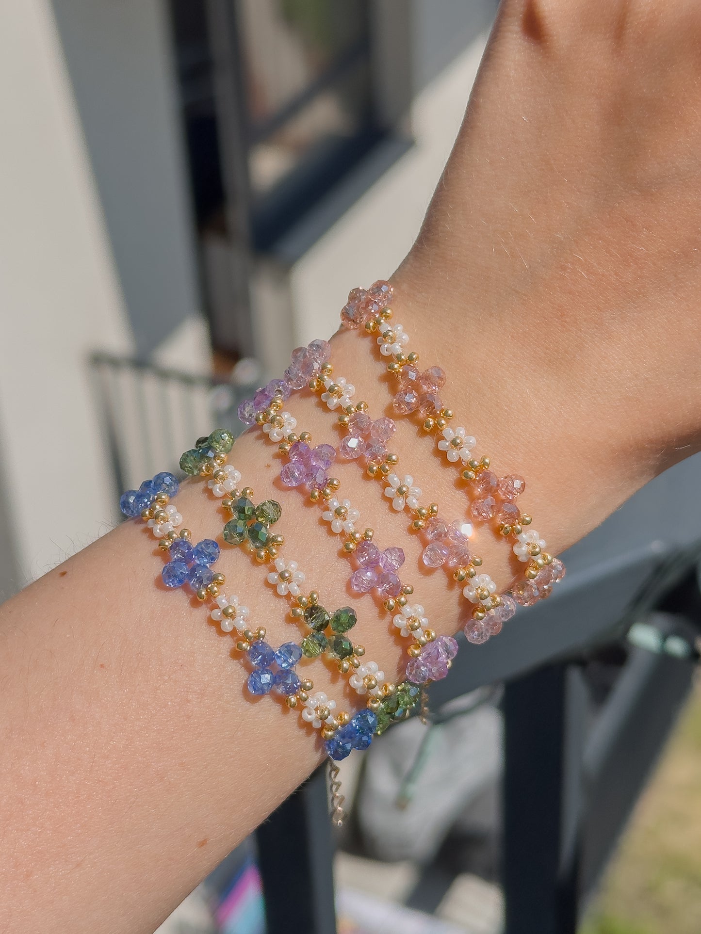 Crystal Garden Bracelets