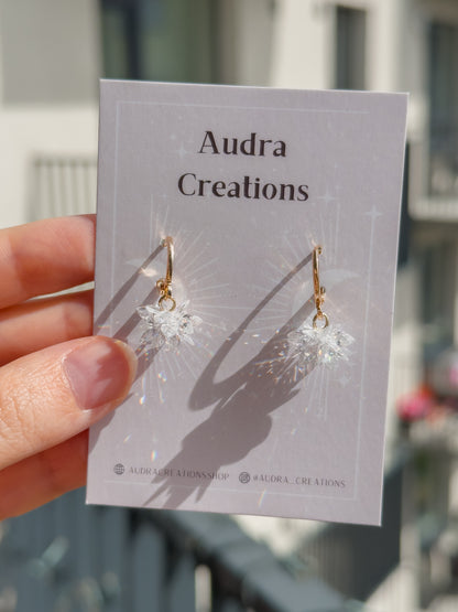 Sparkly Cluster Earrings