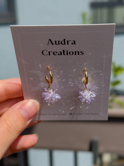 Sparkly Cluster Earrings