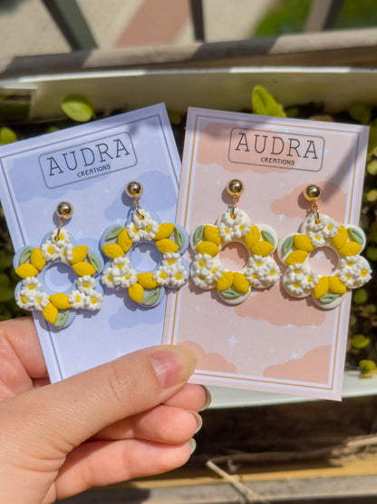 Daisy Lemon Earrings