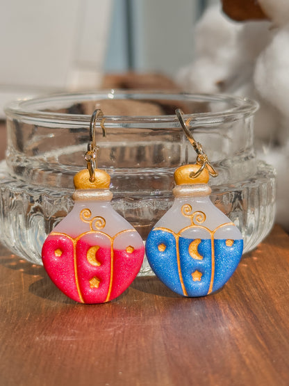 HP and Mana Potion Earrings