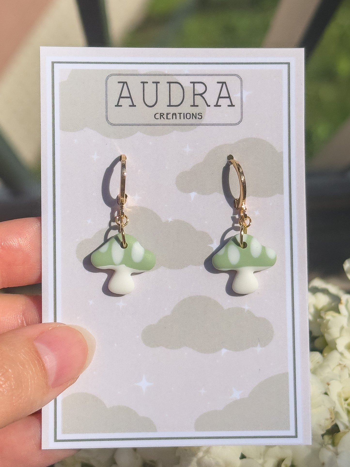 Rusulla Mushroom Earrings