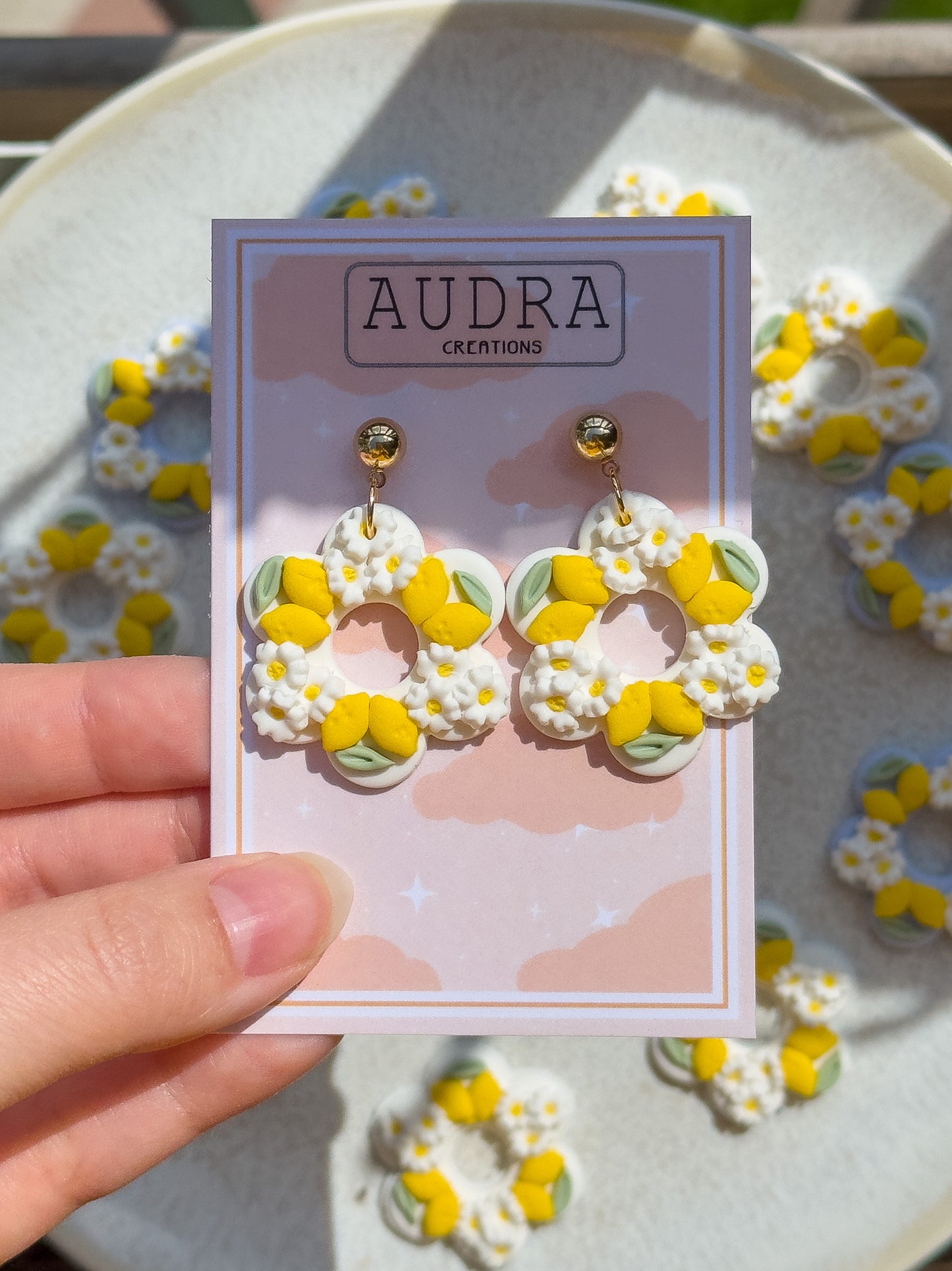 Daisy Lemon Earrings