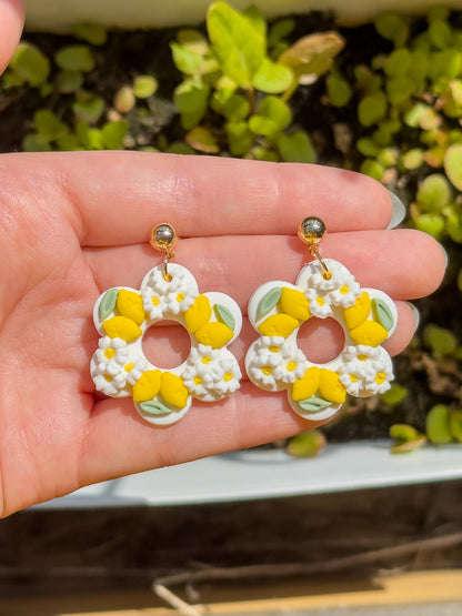 Daisy Lemon Earrings