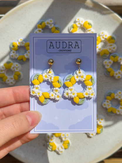 Daisy Lemon Earrings