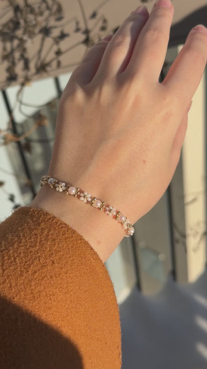 Pearl Flower Bracelet